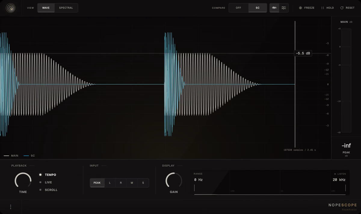 NopeScope Waveform Overlay