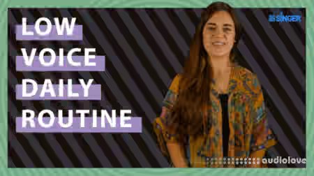 30 Day Singer Low Voice Daily Routine [TUTORiAL]
