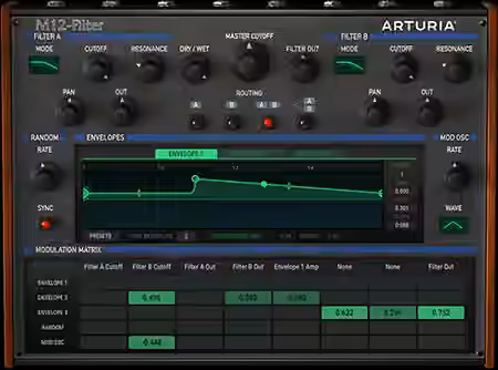 Arturia M12-Filter v1.1.0389 CE / v1.1.0.389 [WiN, MacOSX]