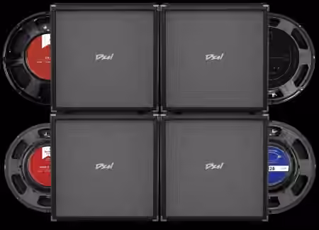 Audio Assault Seacow Cabs Dzel 412FL EMS Amp Locker Cabs