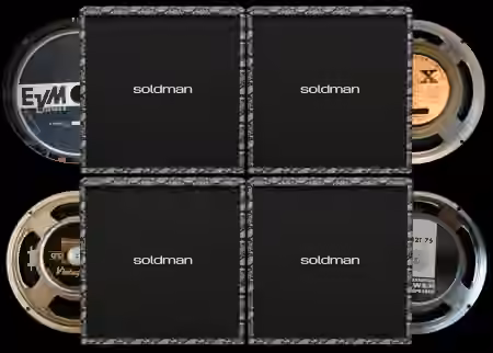 Audio Assault Seacow Cabs SOLDMAN 412ST UK Amp Locker Cabs