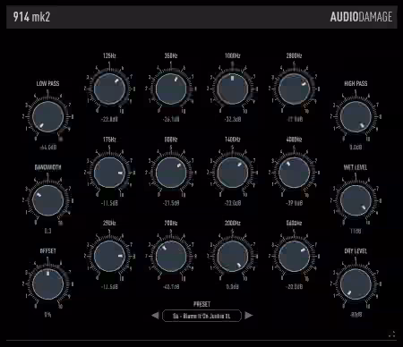 Audio Damage AD041 914 Mk 2 Fixed Filter Bank v2.1.0 RETAiL [WiN, MacOSX, LiNUX]