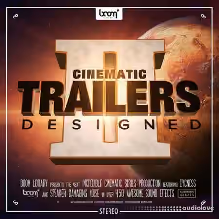 Boom Library Cinematic Trailers Designed 2 Stereo and Surround [WAV] - Sample Pack Artwork