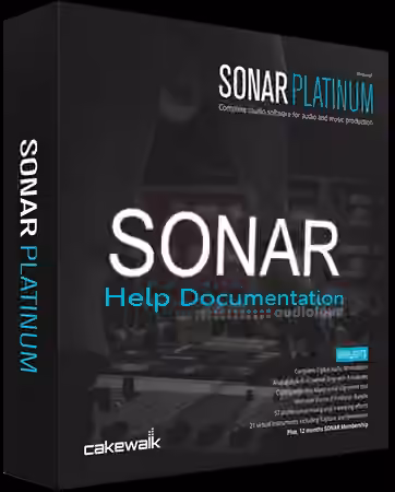 Cakewalk SONAR Help Documentation v1.0.0.56