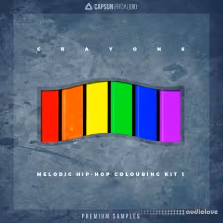 Capsun ProAudio Crayons Melodic Hip Hop Colouring Kit [WAV]