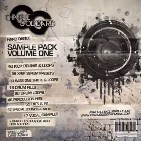 Charlie Goddard Hard Dance Vol.1 [WAV, MiDi, Synth Presets]