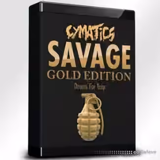 Cymatics Savage Drums For Trap Gold Edition [WAV, MiDi]