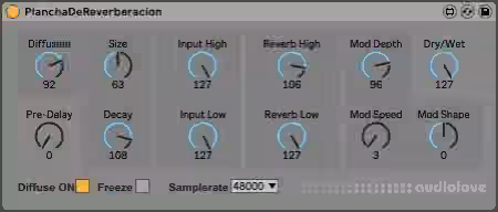 deLirios Plancha de Reverberacion [Max for Live]