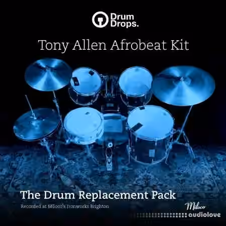 DrumDrops Tony Allen Afrobeat Kit: Drum Replacement Pack [MULTiFORMAT]