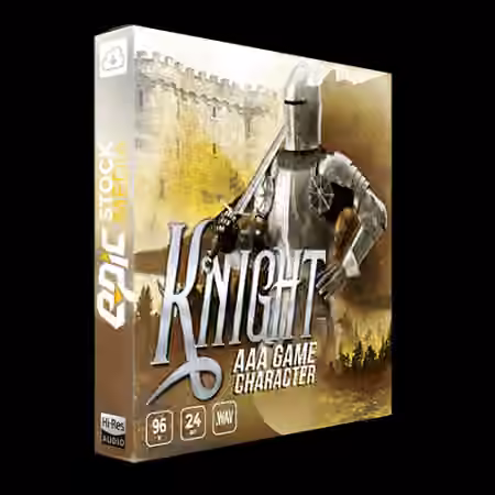 Epic Stock Media AAA Game Character Knight [WAV]
