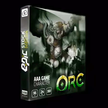 Epic Stock Media AAA Game Character Orc [WAV]