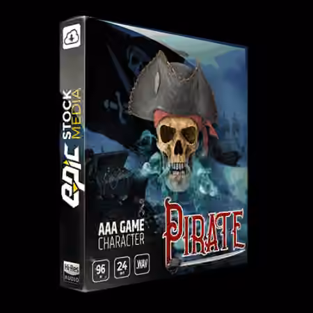 Epic Stock Media AAA Game Character Pirate [WAV]