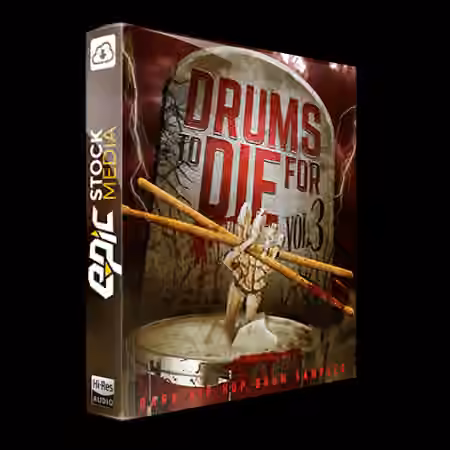 Epic Stock Media Drums To Die For Vol.3 [WAV]