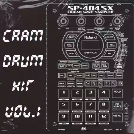 Evil Cram Drum Kit Vol.1-3 [WAV] - Sample Pack Artwork