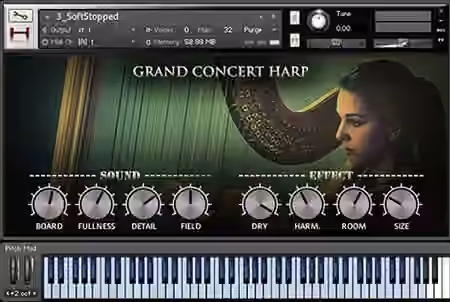 Hephaestus Sounds Grand Concert Harp [KONTAKT]