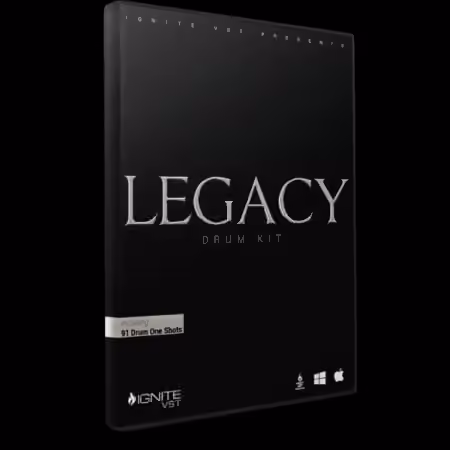 Initial Audio Legacy Drum Kit [WAV, MiDi]