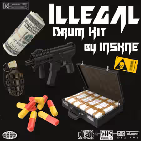INSXNE 2021 Drill Drum Kit «ILLEGAL» [WAV, MiDi]