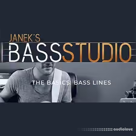 Janek Gwizdalas Bass Studio THE BASICS BASS LINES [TUTORiAL]