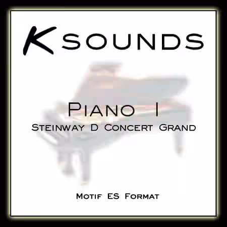 K-Sounds Piano 1 (Steinway D) [Yamaha MOTIF ES]