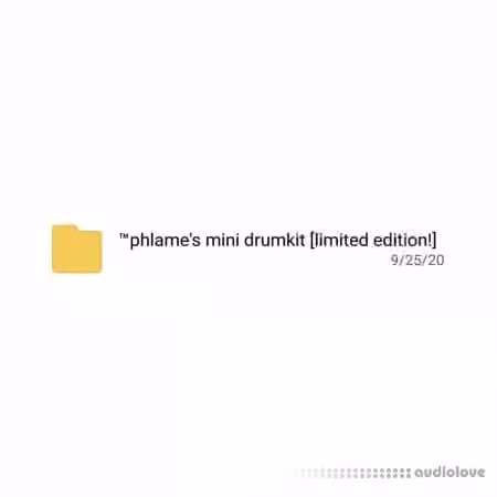 kidphlame's mini drumkit [limited edition!] [WAV, DAW Templates]