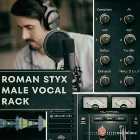 OnlineMasterClass Roman Styx Male Vocal Rack [Synth Presets]