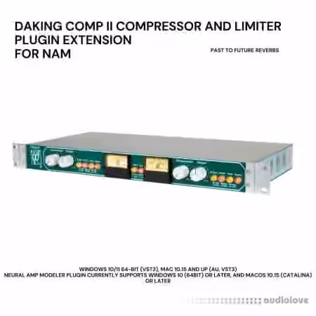 PastToFutureReverbs A.I. Daking Comp II Compressor and Limiter Plugin Extension for NAM