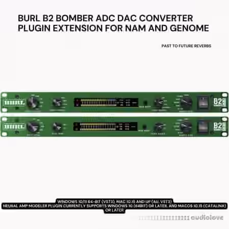 PastToFutureReverbs Burl B2 Bomber ADC DAC Converter Plugin Extension