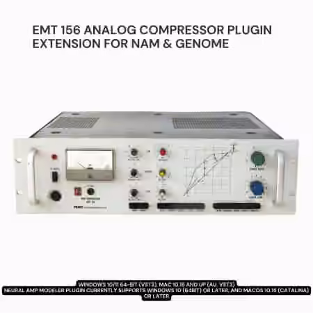 PastToFutureReverbs EMT 156 Analog Compressor Plugin Extension For NAM and Genome! [Plugins Presets]