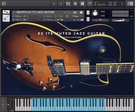PastToFutureReverbs ES-175 Muted Jazz Guitar [KONTAKT, WAV]
