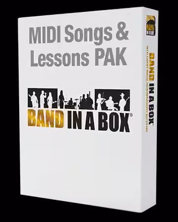 PG Music MIDI Songs and Lesson PAK for Band-in-a-Box [WiN, MacOSX]