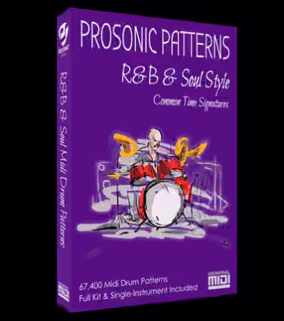 Prosonic Studios Midi Grooves R&B and Soul Drum Library [MiDi]