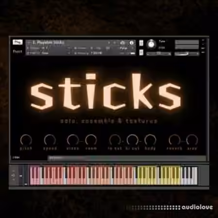 Pssst Instruments Sticks: Solo Ensemble and Textures [KONTAKT]