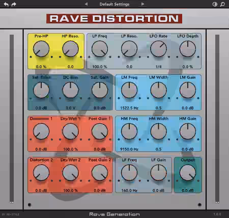 Rave Generation Rave Distortion v1.0.0 [WiN, MacOSX]