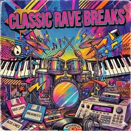 samplediggin247 Classic Rave Breaks [WAV]