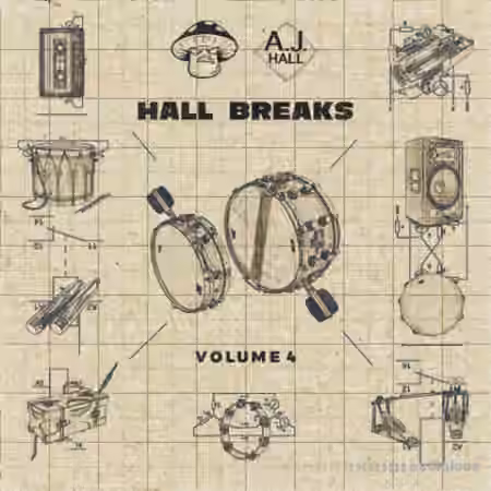 Shroom x AJ Hall Hall Breaks Vol.4 Sample Pack [WAV]