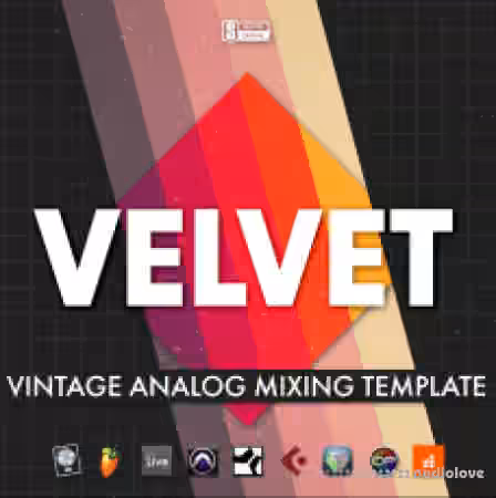 Slate Academy Velvet Vintage Analog Mix Template [DAW Templates]