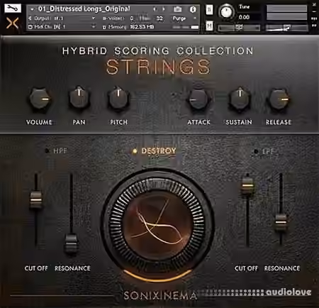 Sonixinema Hybrid Scoring Collection Strings v1.0 [KONTAKT]