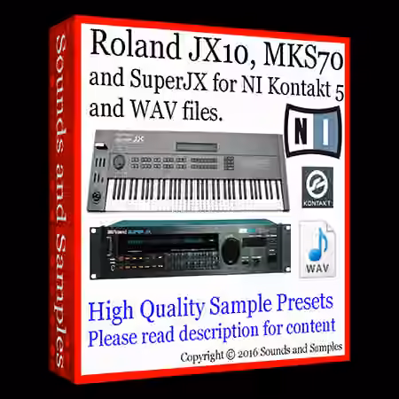 Sounds and Samples Roland JX 10 / MKS 70 / Super JX Samples [KONTAKT, WAV]