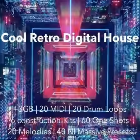 The Audio Bar Cool Retro Digital House [WAV, MiDi, Synth Presets]