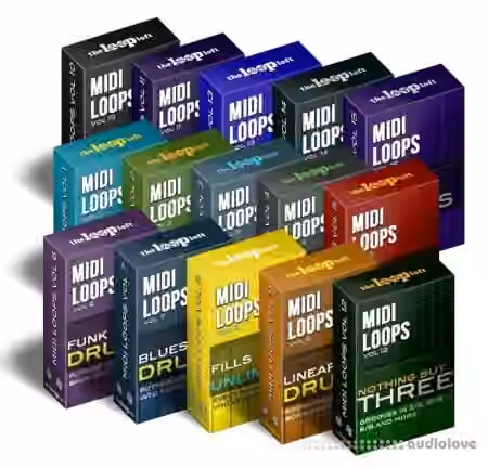 The Loop Loft Midi Drum Loop Bundle [WAV, MiDi]