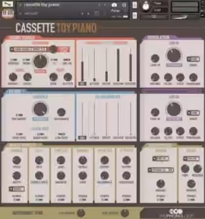 ThePhonoLoop Cassette Toy Piano [KONTAKT]