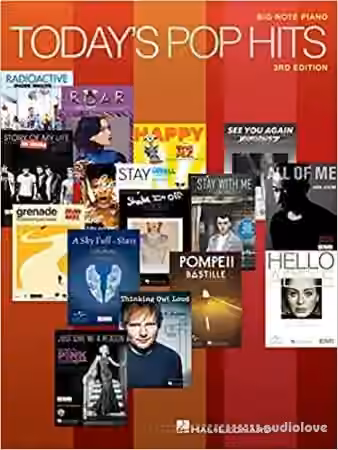 Today's Pop Hits: for Big-Note Piano