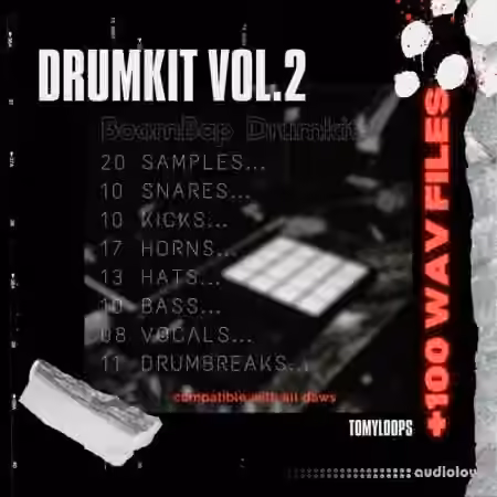 Tomy Loops Tomy Loops Drum Kit Vol.2 [WAV]