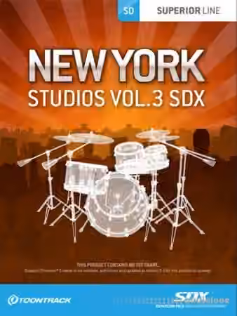 ToonTrack New York Studios Vol.3 v1.5.0 [EZDrummer]