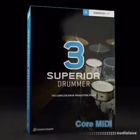 Toontrack Superior Drummer 3 Core MiDi 100 v1.0.0