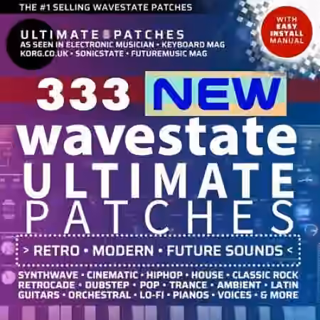 Ultimate Patches Korg Wavestate ULTIMATE Patches Vol.1-3 [Synth Presets]