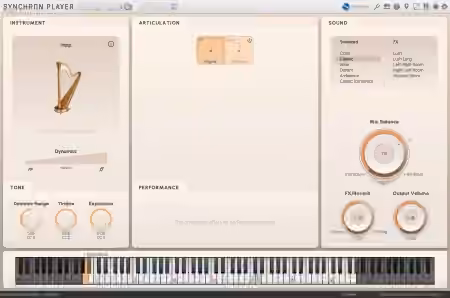 Vienna Symphonic Library Synchron Prime Harp v1.1 for Synchron Player