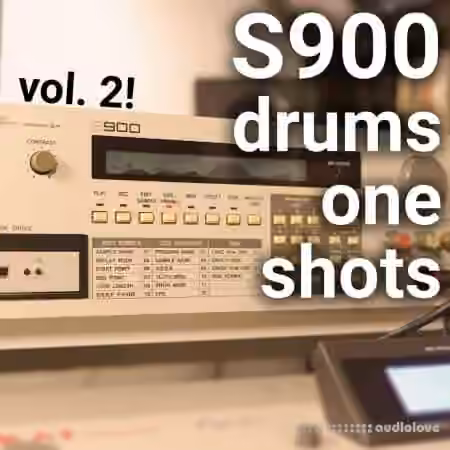 Vu S900 drums one shots Vol.2 [WAV]