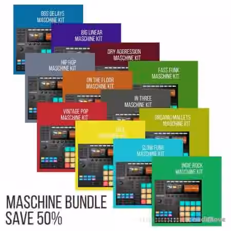 Yurt Rock MASCHINE Drum Kit Bundle [Maschine]